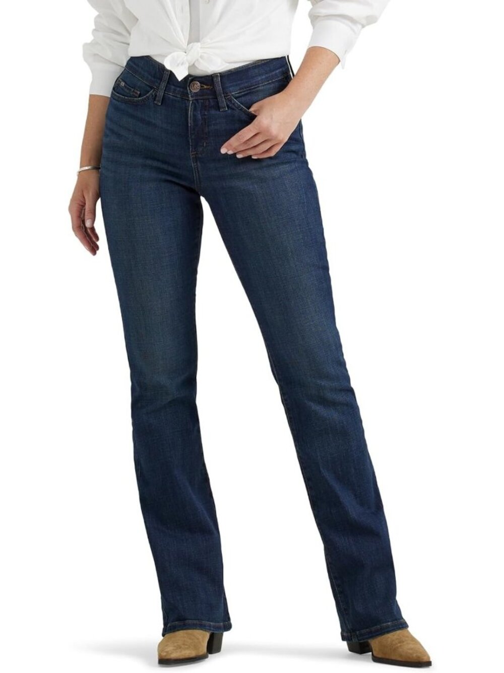 Ultra Lux Comfort Flex Motion Bootcut Jeans for Women - Stylish & Versatile Fit